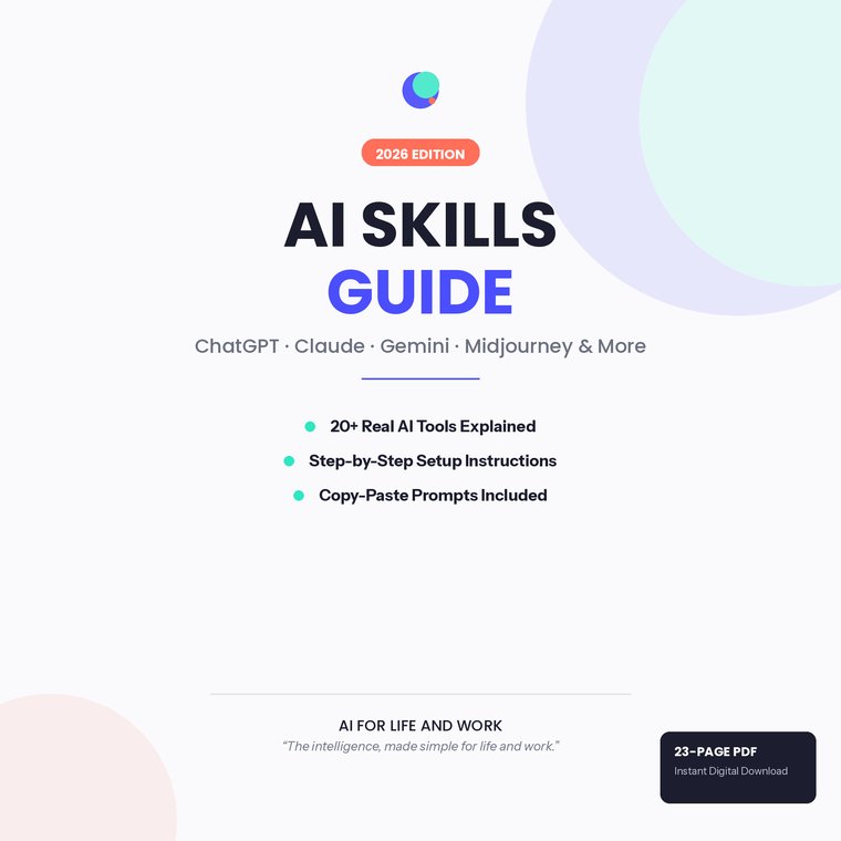 AI Skills Guide PDF cover